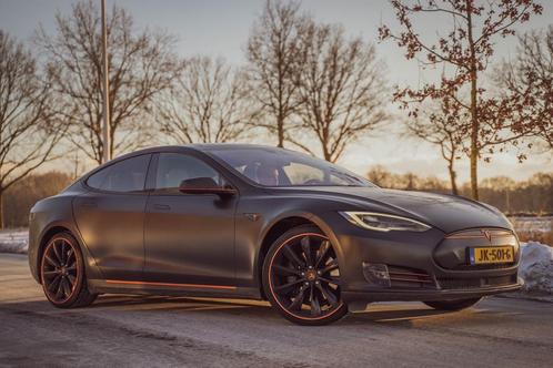 Tesla Model S 85 2016 Free Supercharging, MCU2. AP1 uniek!, Auto's, Tesla, Particulier, Model S, Elektrisch, Hatchback, Automaat