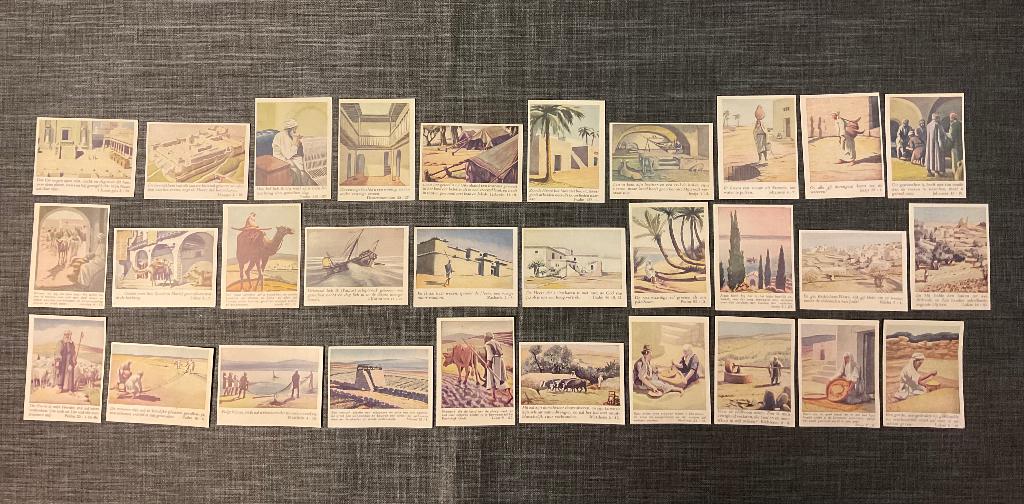 Religie Plaatjes Tekening met Bijbel Tekst, Ophalen, Zo goed als nieuw, Kaart of Prent