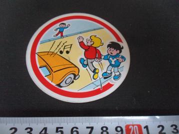 sticker strip kinderen straat oversteken auto toeteren beschikbaar voor biedingen