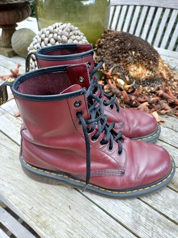 Dr. Martens Roodbruine Booties Maat 40 eu 6.5 beschikbaar voor biedingen