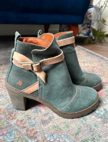 ART suède laarsjes petrol - maat 38 beschikbaar voor biedingen