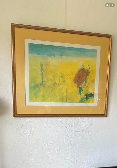 Tk zeefdruk Jan Groenhart nr. 44 of 49/100, Antiek en Kunst, Kunst | Litho's en Zeefdrukken, Ophalen of Verzenden