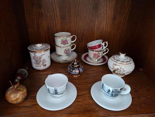 Vintage Theekopjes & Servies Collectie, Antiek en Kunst, Antiek | Servies los, Ophalen of Verzenden