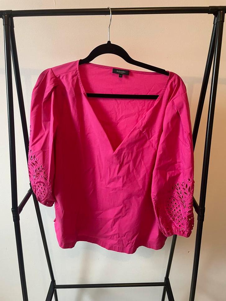 Claudia Sträter blouse maat 44, Kleding | Dames, Blouses en Tunieken, Zo goed als nieuw, Maat 46/48 (XL) of groter, Roze, Ophalen of Verzenden