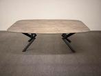 Deens ovale eettafel HPL marmer 200x100, Huis en Inrichting, Tafels | Eettafels, 100 tot 150 cm, 200 cm of meer, Ophalen of Verzenden