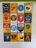 Vintage Reclame Schilderij - 16 Logo's, Ophalen