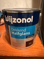 Nieuw! 5 liter Wijzonol dekkend halfglans Antiekgroen 9328, Ophalen, Nieuw, Groen, Verf