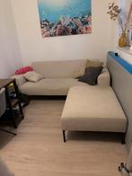 Poef, creme kleur, Huis en Inrichting, Banken | Sofa's en Chaises Longues, Ophalen, Eenpersoons, 75 tot 100 cm, Zo goed als nieuw