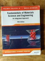 Fundamentals of Materials Science and Engineering -Callister, William D. Callister JR., Ophalen of Verzenden, Beta, WO