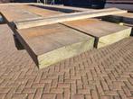 3 Azobé hardhouten balken 5.0x24.0 cm 2.70 m lang - nr: HB58, Tuin en Terras, Palen, Balken en Planken, Ophalen, Nieuw, Hardhout