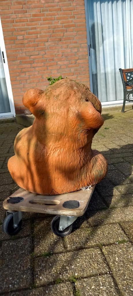 Standaardhouder (beton) of een decoratie voor in de tuin., Tuin en Terras, Tuinbeelden, Gebruikt, Ophalen