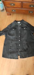 Spijkerjasje maat 50 donkergrijs, Kleding | Dames, Grote Maten, Ophalen of Verzenden, Zo goed als nieuw, Grijs, Jasje of Colbert