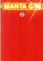 Opel Manta GTJ folder auto sport coupé (OP05), Ophalen of Verzenden, Zo goed als nieuw, Opel