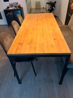 Te koop: Eettafel vintage loods 5, Huis en Inrichting, Tafels | Eettafels, 50 tot 100 cm, Rechthoekig, Zo goed als nieuw, Ophalen