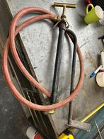 Antieke vintade emmer spuit brandweer en leger, Ophalen of Verzenden, Gebruikt