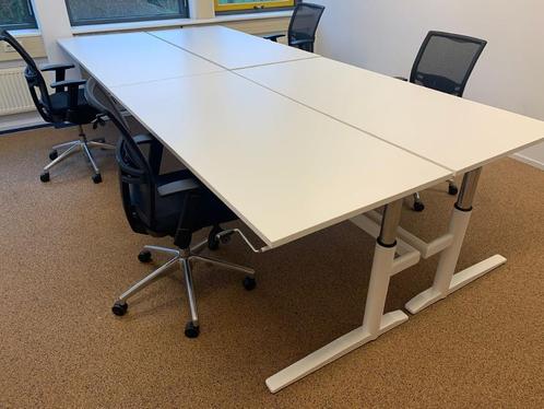 Slinger verstelbare bureau's 180x80cm - Nieuw en gebruikt, Huis en Inrichting, Bureaus, Gebruikt, In hoogte verstelbaar, Ophalen of Verzenden