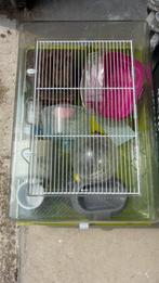 Hamsterkooi met alle benodigdheden etc, Dieren en Toebehoren, Knaagdieren en Konijnen | Hokken en Kooien, Minder dan 60 cm, Kooi