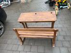 Oude Franse schoolbank, Antiek en Kunst, Ophalen of Verzenden