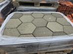 grijze zeskanttegels,  zeskanten, tegels, zeskant, Ophalen, Gebruikt, 10 m² of meer, Beton