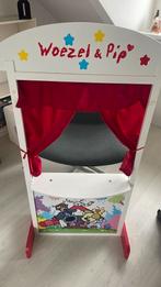 Poppenkast Woezel en Pip en poppen, Ophalen, Zo goed als nieuw