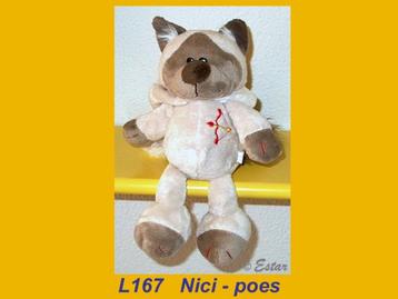 L167 Nici Poes Poesje Cupido met muts (28cm) beschikbaar voor biedingen