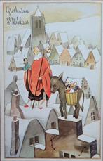 Oude originele Sinterklaas kaart, Ophalen of Verzenden, 1920 tot 1940, Ongelopen