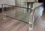 BOR-DESIGN MOOIE GLAZEN SALONTAFEL, Ophalen, 100 tot 150 cm, 50 tot 100 cm, Zo goed als nieuw