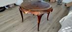 Biedermeier Salontafel met Glasplaat, Antiek en Kunst, Ophalen of Verzenden