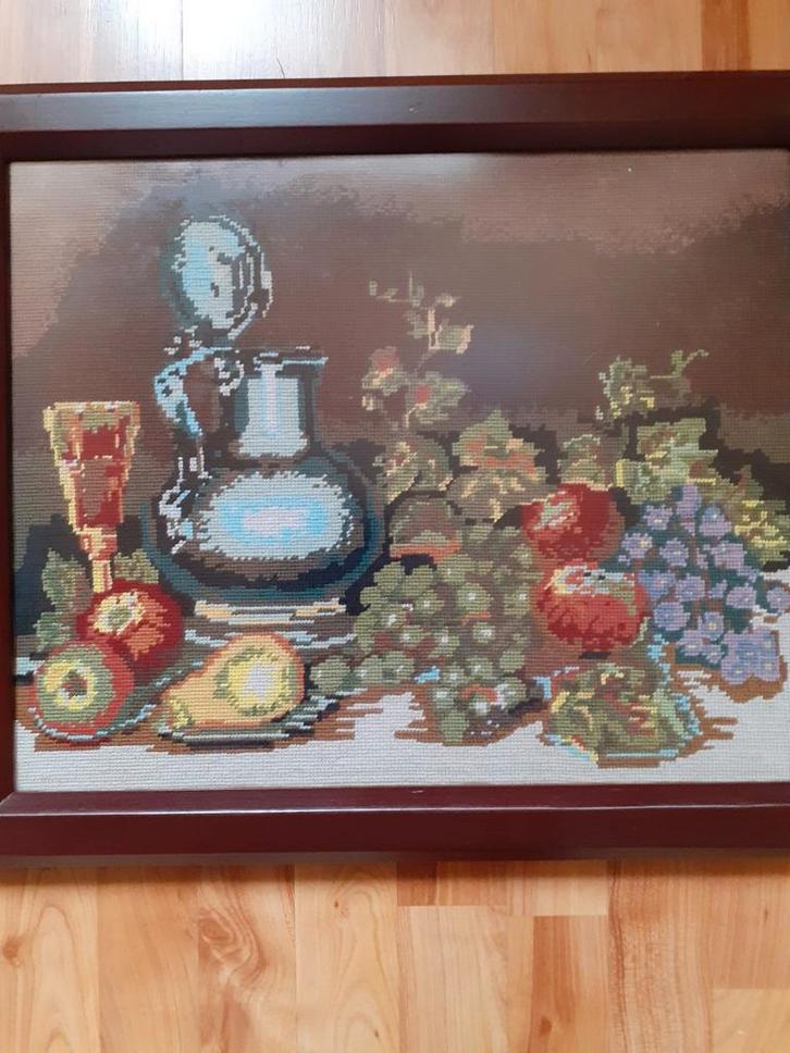 Stilleven Huis aan beek Bloemen Nachtwacht  Cottage Farao, Antiek en Kunst, Kunst | Schilderijen | Klassiek, Ophalen of Verzenden