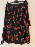 Rok zwart rood creme maat L, Ophalen of Verzenden, Zo goed als nieuw, Rood
