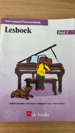 Hal Leonard pianomethode deel 2, Muziek en Instrumenten, Ophalen of Verzenden, Zo goed als nieuw, Les of Cursus