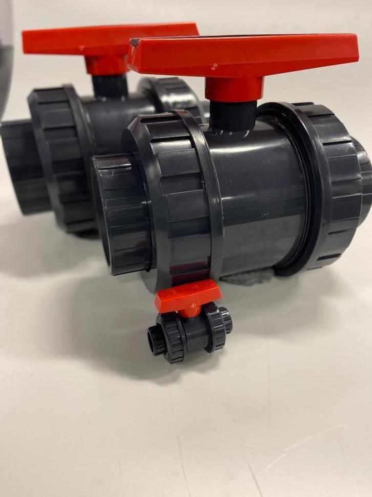 110mm Kogelkranen en alle ander maten ook op voorraad, Tuin en Terras, Vijver-toebehoren, Nieuw, Overige typen, Ophalen of Verzenden