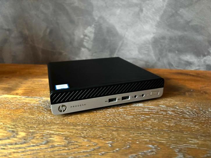 HP ProDesk 400 G5 Mini - Nog 1 beschikbaar, Computers en Software, Desktop Pc's, Zo goed als nieuw, 3 tot 4 Ghz, SSD, Ophalen of Verzenden
