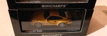 Minichamps Porsche 964 turbo geel beschikbaar voor biedingen