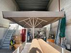 Gebruikte Horeca Parasol 600x300 Taupe - Goede Staat, Gebruikt, Ophalen of Verzenden, Waterdicht, Stokparasol