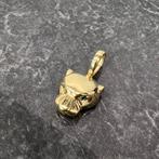 14 karaat gouden panter kop hanger nieuw