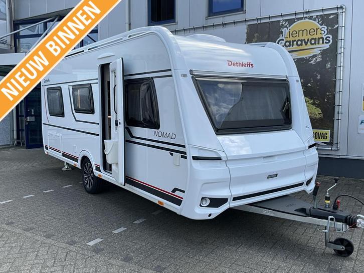 Dethleffs Nomad 510 LE ENKELE BEDDEN-NIEUW, Caravans en Kamperen, Caravans, Bedrijf, tot en met 4, 1250 - 1500 kg, Standaardzit