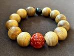 Agarwood en Nanhong Leeuwendans Armband, Sieraden, Tassen en Uiterlijk, Armbanden, Ophalen, Bruin, Nieuw, Met bedels of kralen
