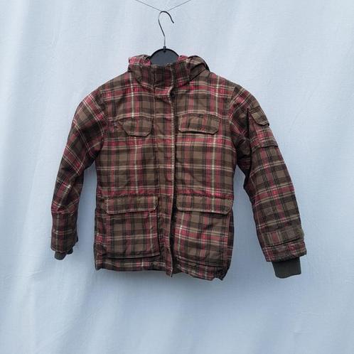 Leuke geruite meisjes winterjas. Mt 116. Merk h&m, Kinderen en Baby's, Kinderkleding | Maat 116, Zo goed als nieuw, Meisje, Jas