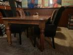 Eethoek met 6 stoelen, Ophalen, Zo goed als nieuw, 6 tot 8 stoelen