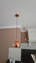 3 rose-gouden hanglampen, Ophalen, Zo goed als nieuw, Minder dan 50 cm