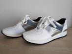 te kp: leren witte Michael Kors Allie wrap sneakers 40 zgan!, Michael Kors, Wit, Ophalen of Verzenden, Sneakers of Gympen