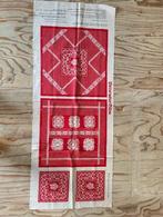 Stof decoratie kussen rood retro vintage, 120 cm of meer, Nieuw, Ophalen of Verzenden, Katoen