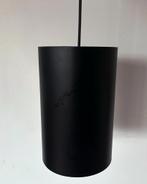 Vintage Zwarte Hanglamp, Ophalen of Verzenden, Gebruikt, Metaal, Minder dan 50 cm