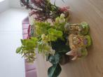 Kunst planten en sponsbob met vriendje,s, Ophalen, Gebruikt, Sierelement