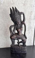 Beeld Indonesie danser vrouw hout, Verzenden