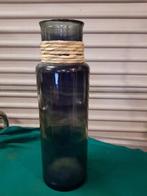 vaas groot blauw glas, Ophalen of Verzenden, 'T Olde Gre-j, Info@toldegrej.nl, Endepoelstraat 20f Didam