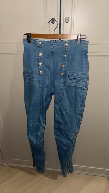 Balmain jeans biker maat 26 beschikbaar voor biedingen