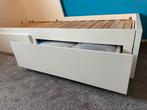 Flekke bedbank 80 tot 160 cm verstelbaar, Ophalen, Overige materialen, Verstelbaar, Wit