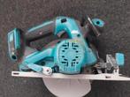 Makita DHS680 met 2 accu's, Cirkelzaag, Makita, 600 tot 1200 watt, Ophalen of Verzenden